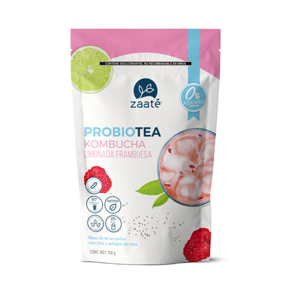 Kombucha Limonada Frambuesa 0% Azúcar 700g