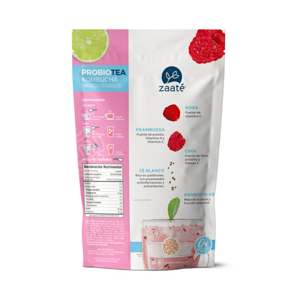 Kombucha Limonada Frambuesa 0% Azúcar 700g