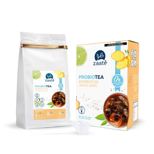 Kombucha Limonada Jengibre 0% Azúcar