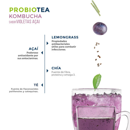 Kombucha Violetas Açaí