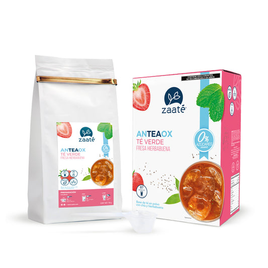 Té Verde Fresa Hierbabuena 0% azúcar