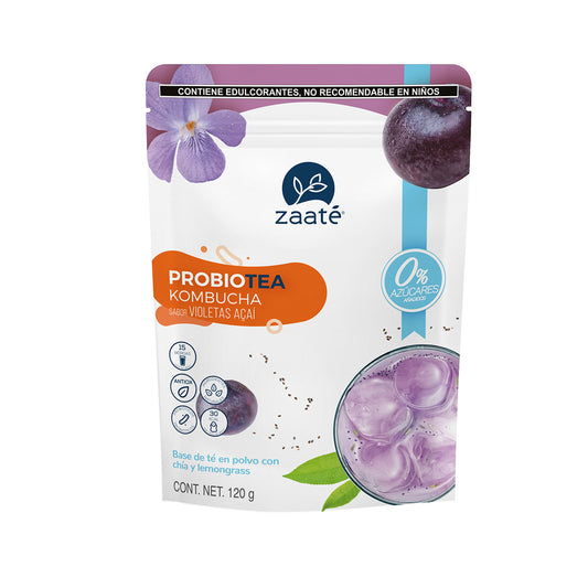 Mini Kombucha Violetas Açaí 0% Azúcar