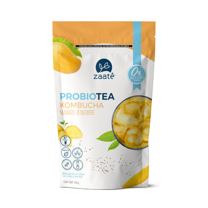 Kombucha Mango Jengibre 0% Azúcar 700g