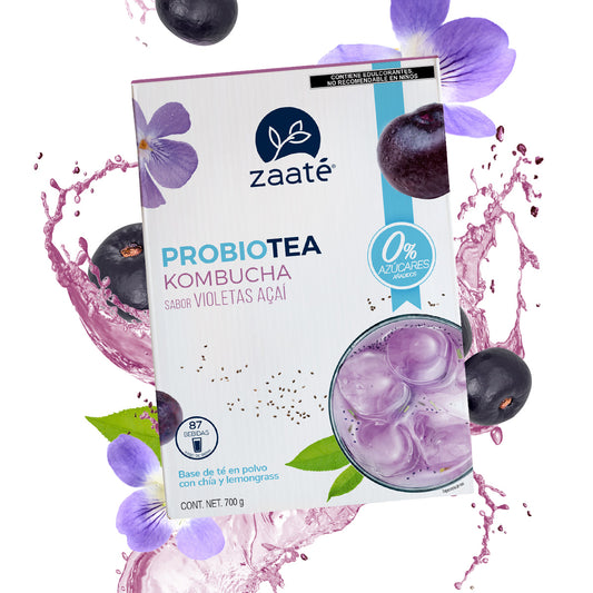 Kombucha Violetas Açaí 0% Azúcar 700g